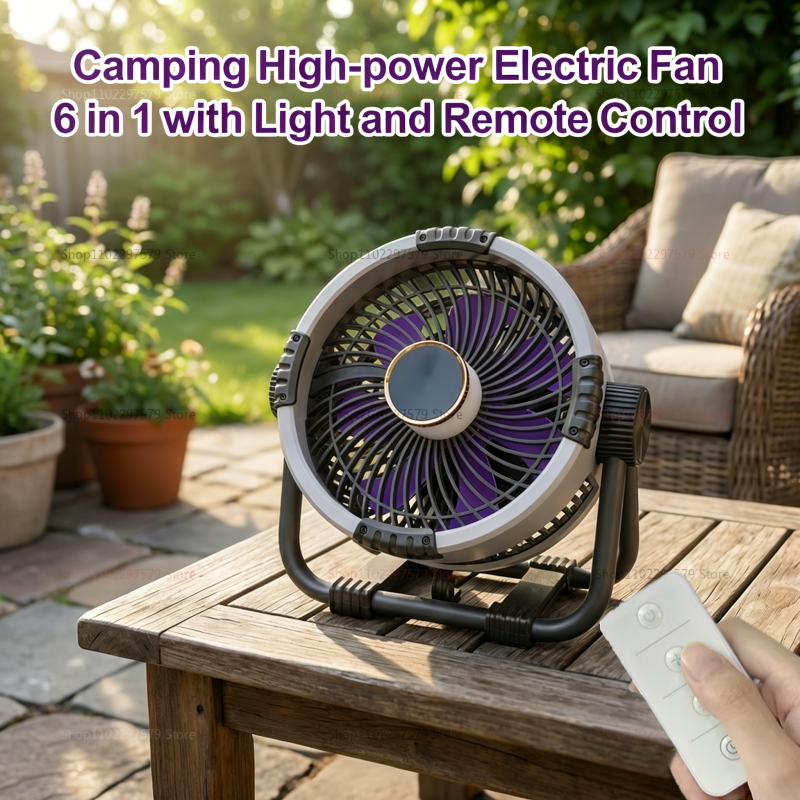 Outdoor Camping Misting Fan - 2026 Camping Fan 20000mAh Outdoor Camping