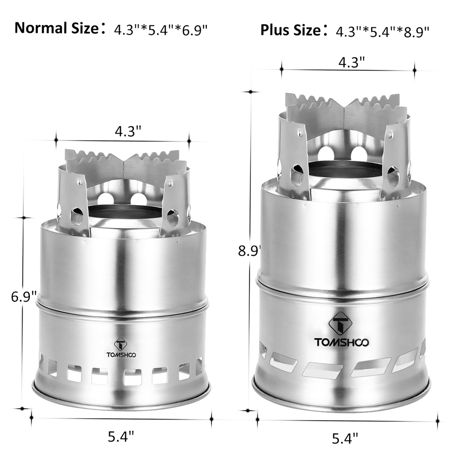 Outdoor Camping Wood Burning Stove - Upgrade Camping Stove & Backpacking Stove