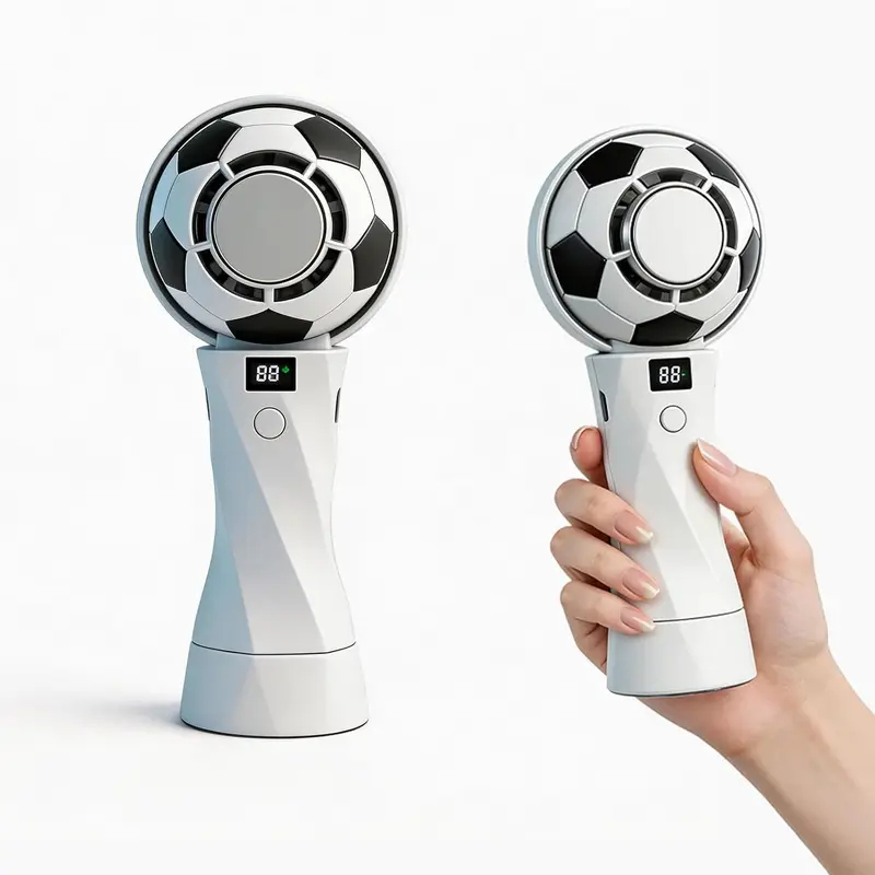 Outdoor Camping Games - Portable Handheld Football Fan USB Rechargeable