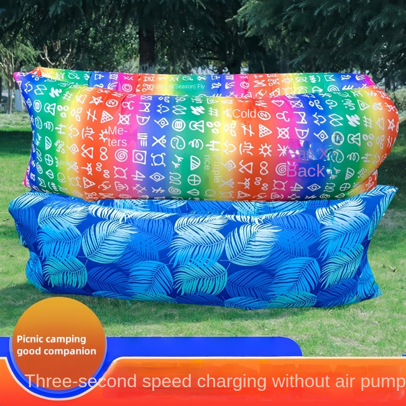 Outdoor Camping Folding Chairs - Outdoor Inflatable Sofa, Lazy Air Bed,