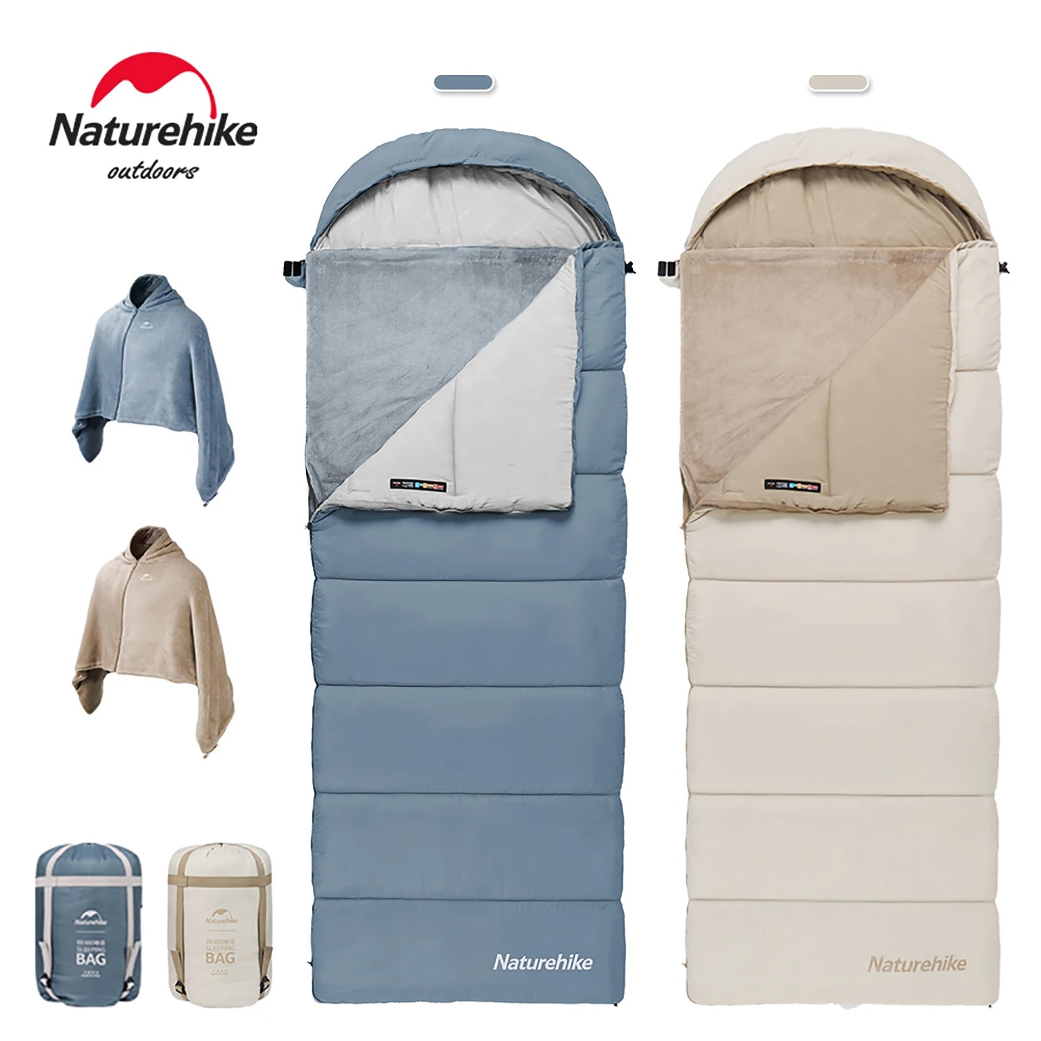 Outdoor Camping Heated Blanket - Naturehike Electric Heating Sleeping Bag Adult