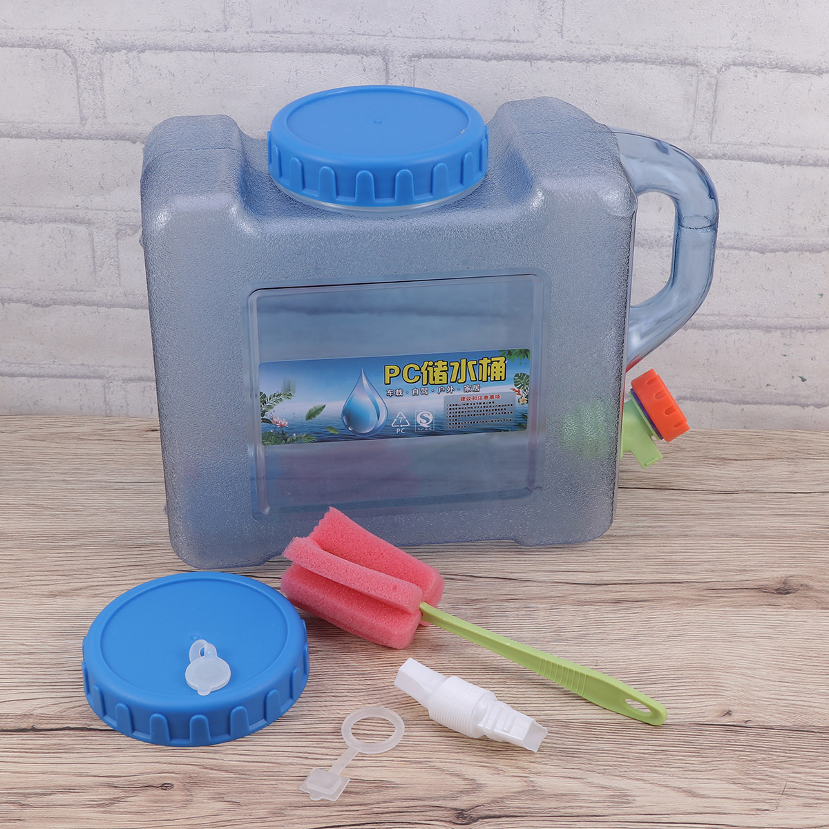 Outdoor Camping Rug - 5L Portable Water Carrier Bucket Rugged