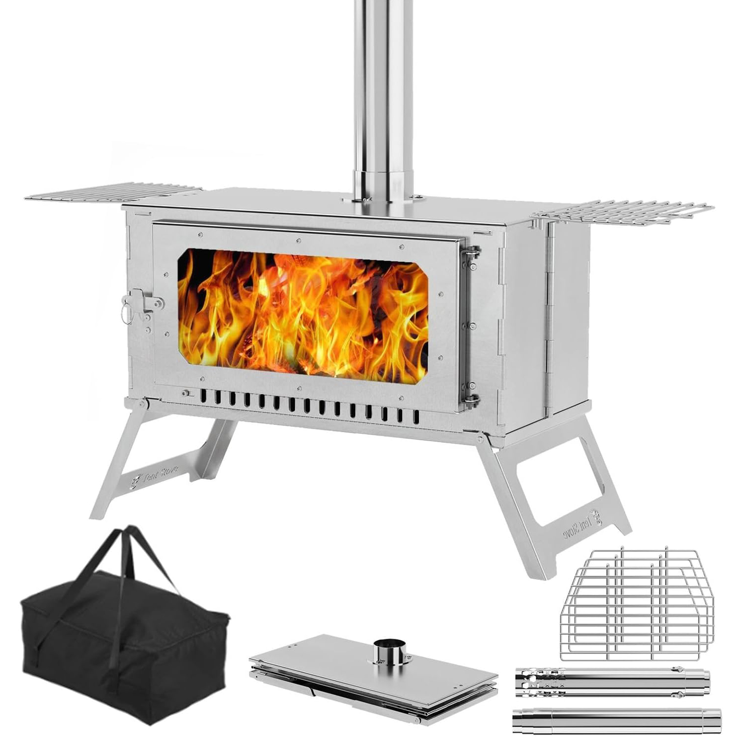 Outdoor Camping Wood Burning Stove - Hot Tent Stove, Wood Burning Stove,