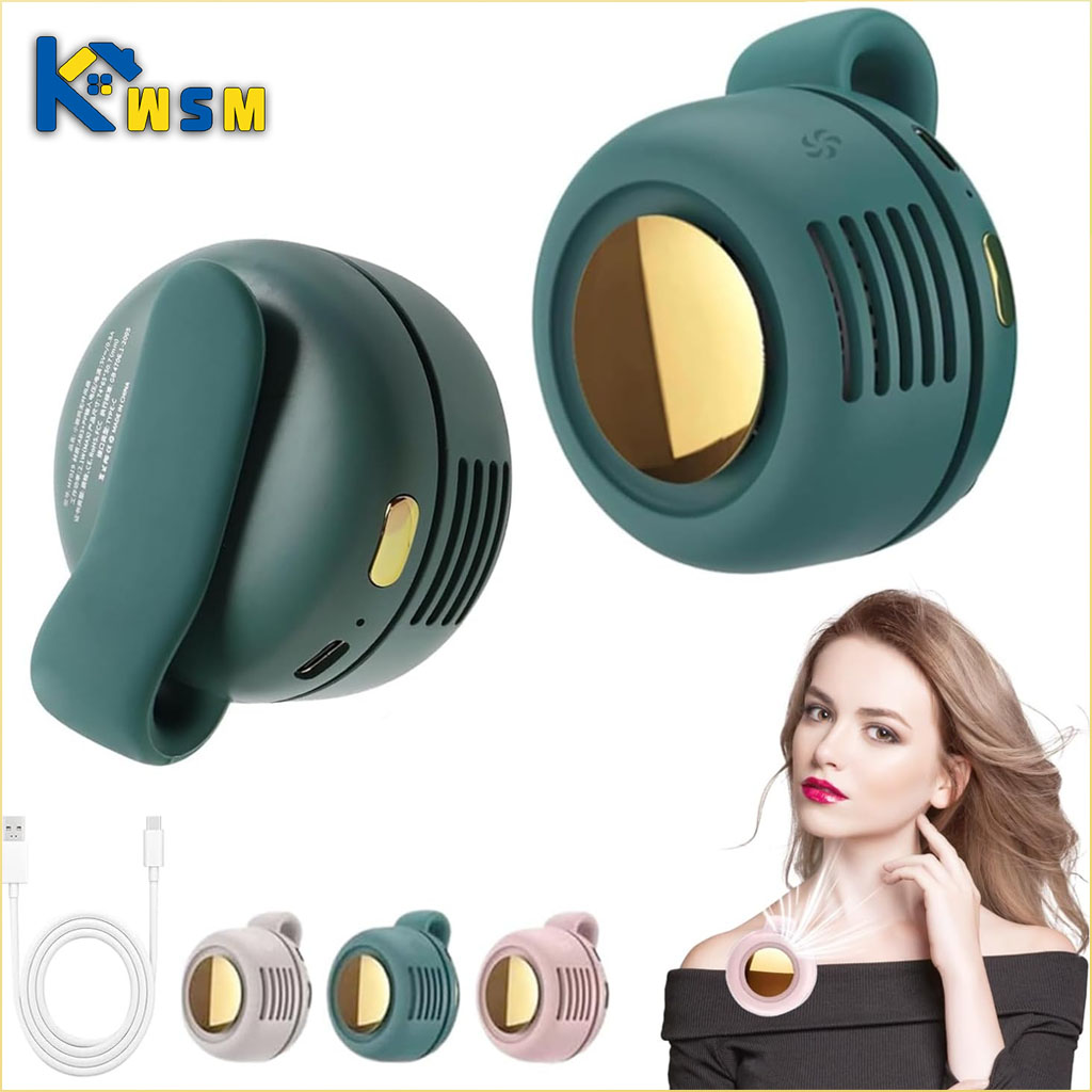 Outdoor Camping Misting Fan - Mini Bladeless Fan USB Rechargeable Portable