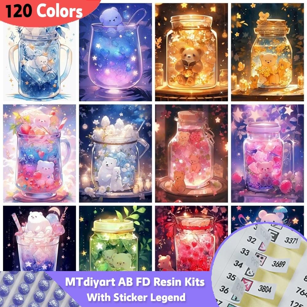 Bottle Animals Diamond Paintin - огляд і ціна Bear Canister