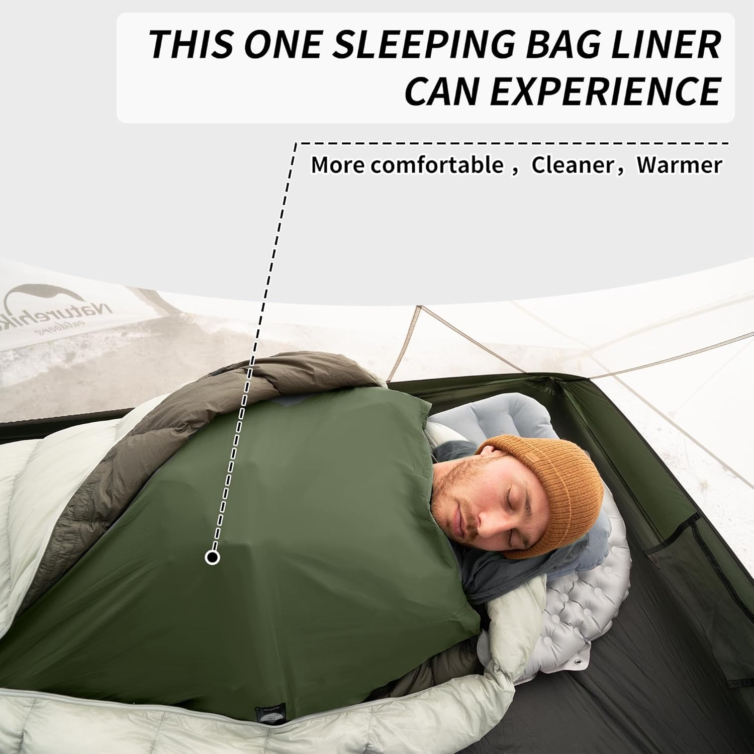 Naturehike Sleeping Bag Liner  - огляд і ціна Ultralight Sleeping Bag