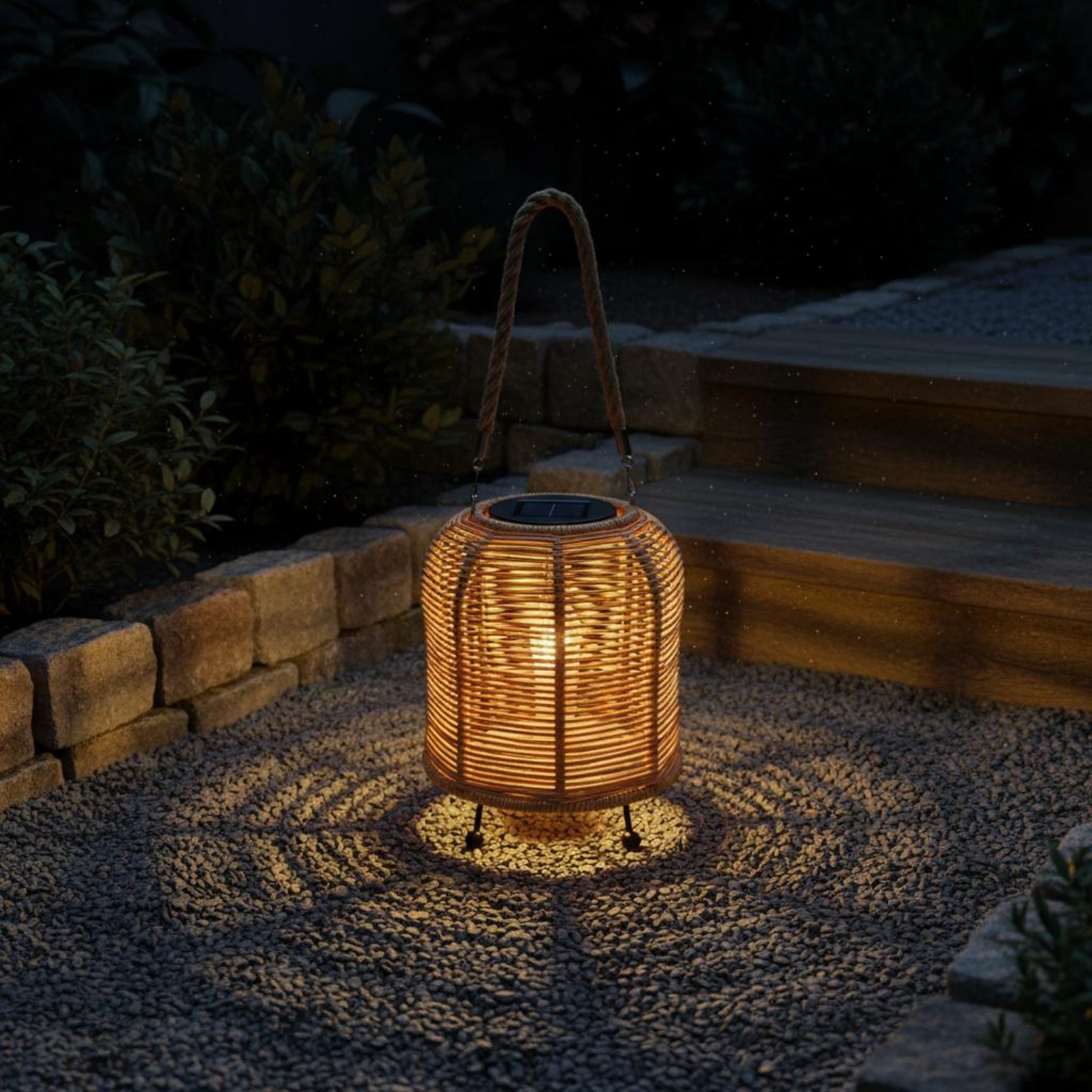 Handwoven Solar Lantern Braide - огляд і ціна Camping Solar Lantern