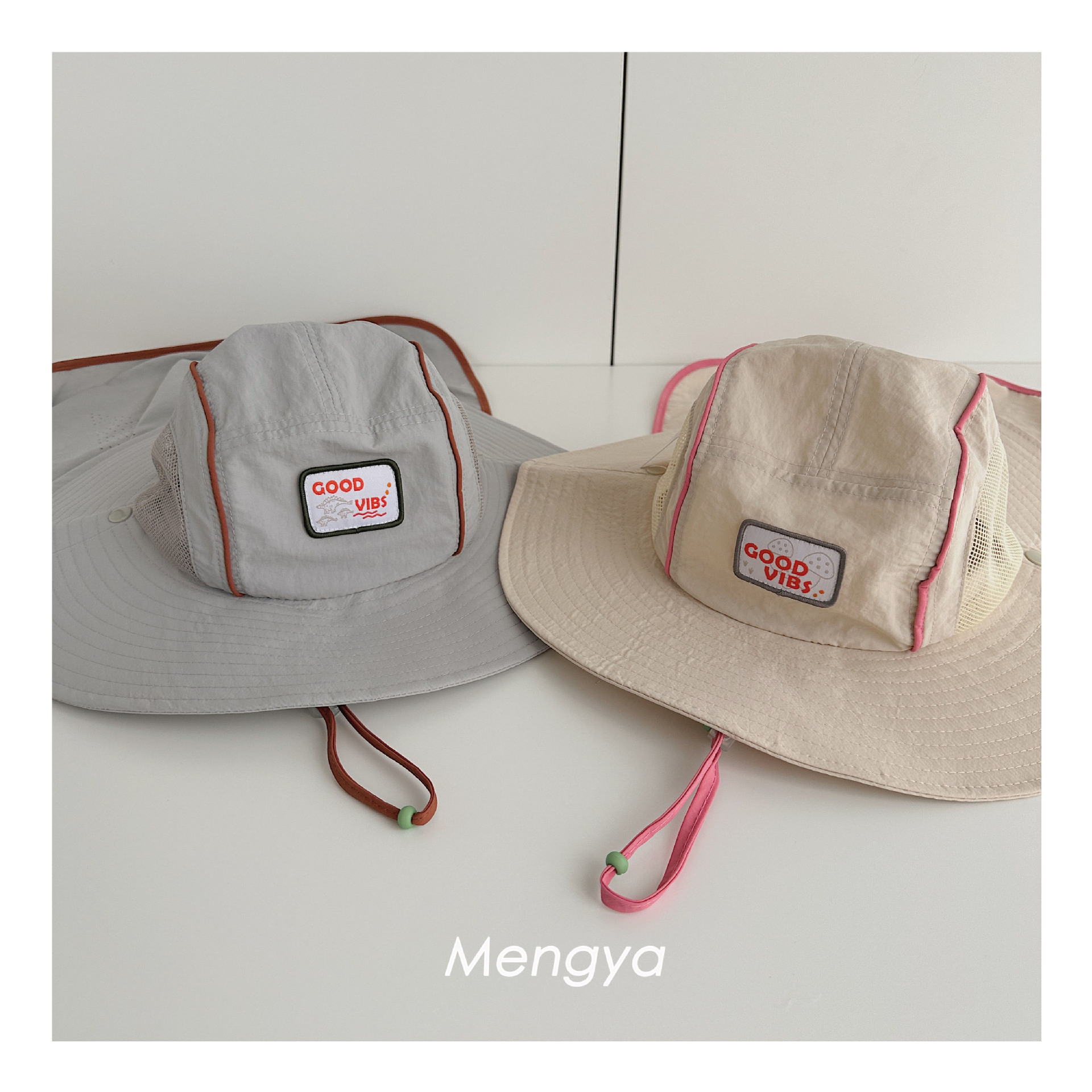 baby boys girls Stitching Mesh - огляд і ціна Camping Outdoor Quick Drying Sun Neck Protection Cap Hat
