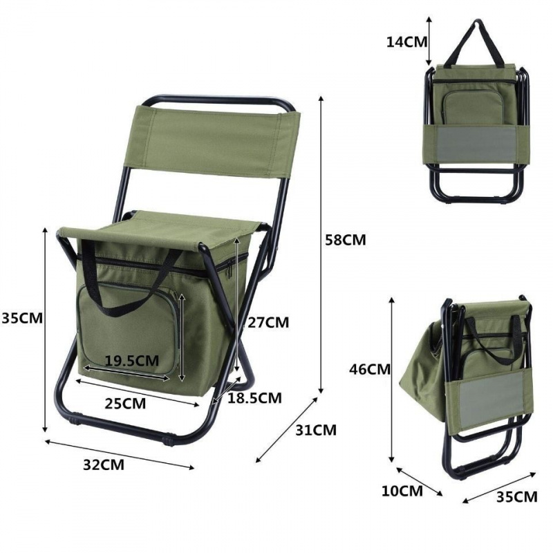 Portable Outdoor Folding Chair - огляд і ціна Outdoor Camping Folding Chairs