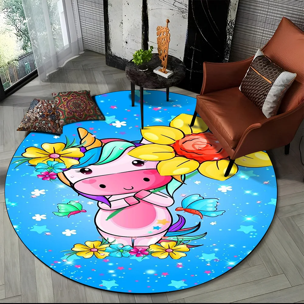 Unicorn Cartoon Animal Round C - огляд і ціна Outdoor Camping Games For Adults