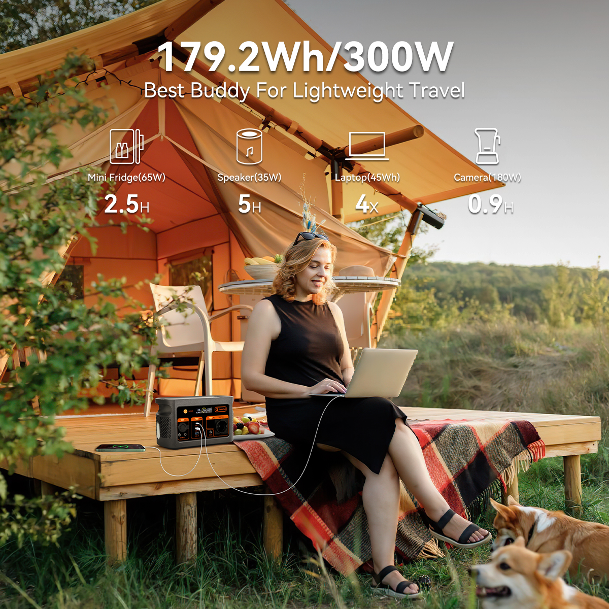 300W pure sine wave solar gene - огляд і ціна Portable Power Station