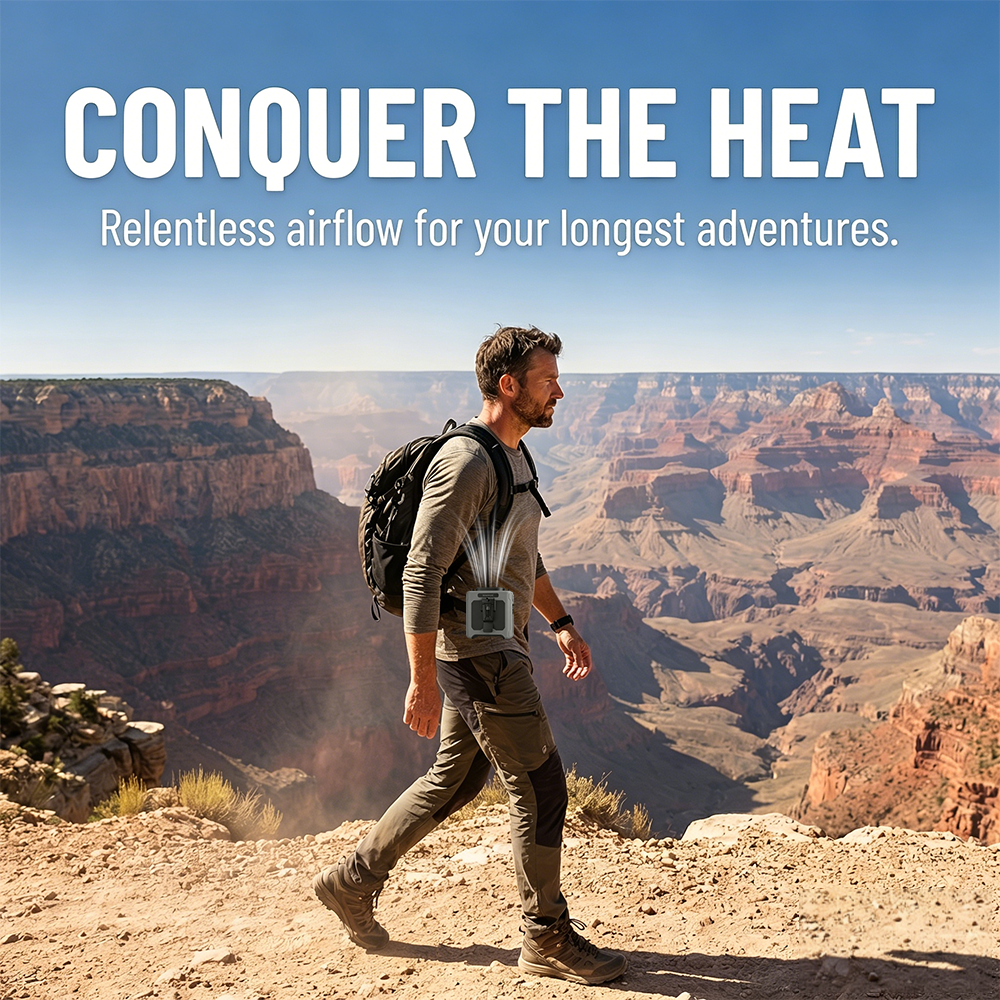 Portable Waist Fan Mini Hangin - огляд і ціна Outdoor Camping Misting Fan