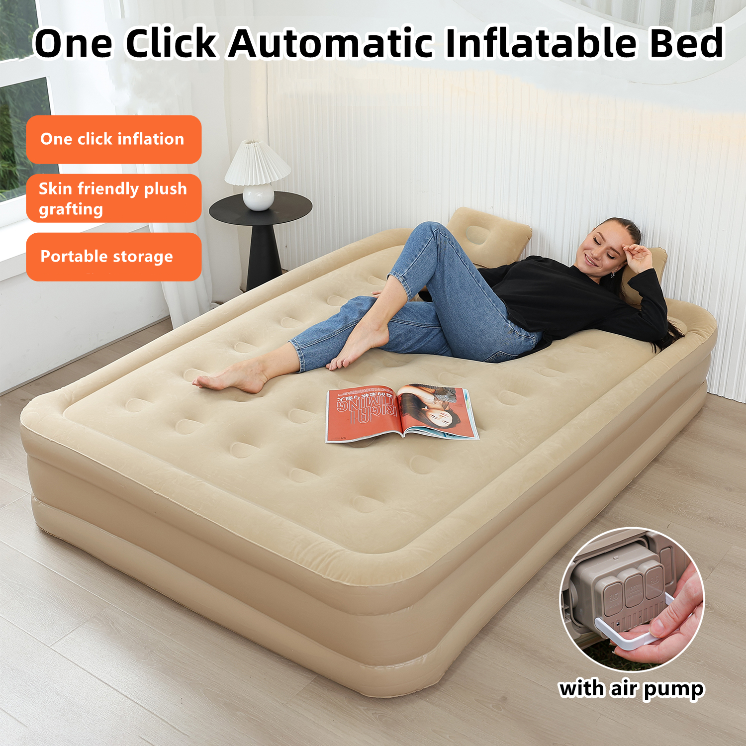 Interior Air Mattress Glamping - огляд і ціна Outdoor Camping And Glamping