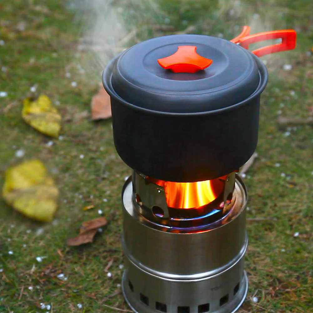 Upgrade Camping Stove & Backpa - огляд і ціна Outdoor Camping Wood Burning Stove