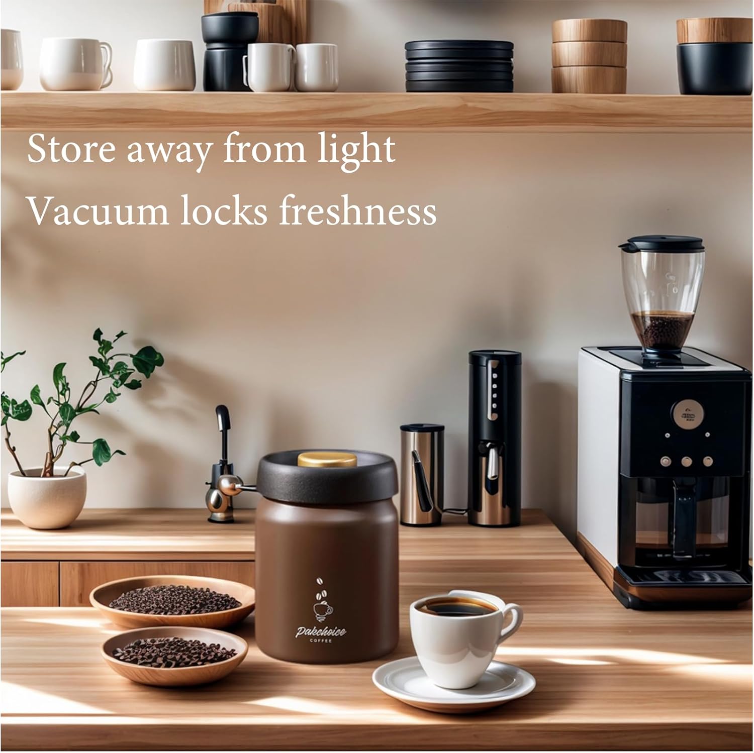 Vacuum Coffee Bean Storage Con - огляд і ціна Bear Canister
