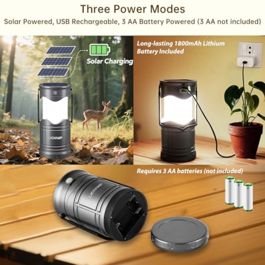 4-Pack Solar Camping Lantern U - огляд і ціна Camping Solar Lantern