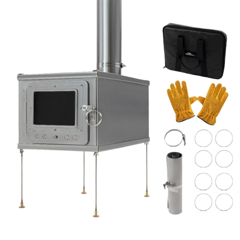 Foldable  Tent Stove Lightweig - огляд і ціна Outdoor Camping Wood Burning Stove