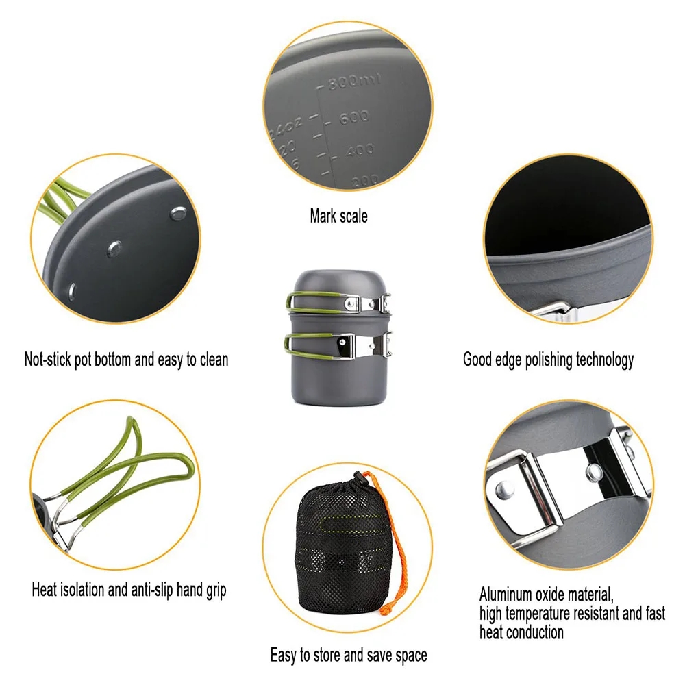 Camping Cookware Mess Kit Ultr - огляд і ціна Outdoor Camping Uk