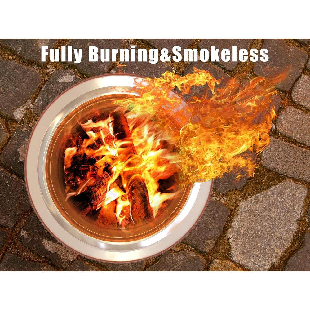 Outdoor Smokeless Fire Pit, 20 - огляд і ціна Outdoor Camping Wood Burning Stove