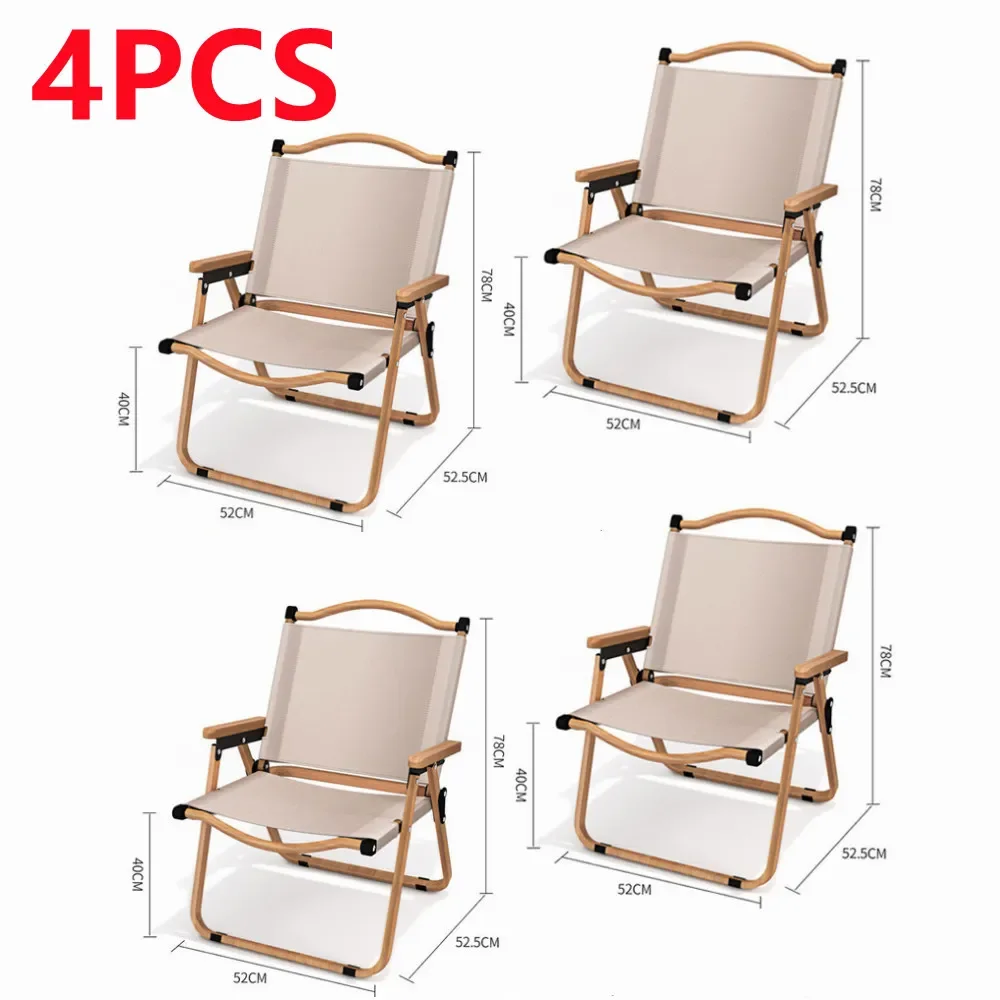4/2/1PCS-khaki Camping Chair P - огляд і ціна Outdoor Camping Table And Chairs