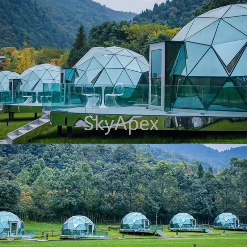 Luxury Soundproof Geodesic Gla - огляд і ціна Outdoor Camping And Glamping