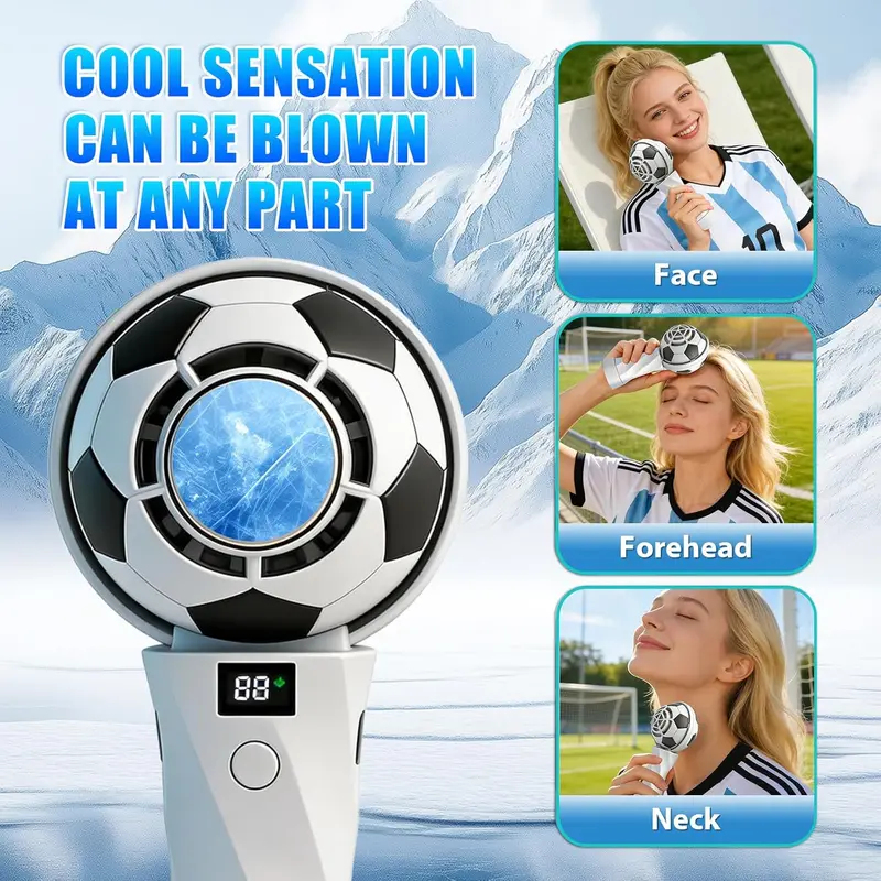 Portable Handheld Football Fan - огляд і ціна Outdoor Camping Games