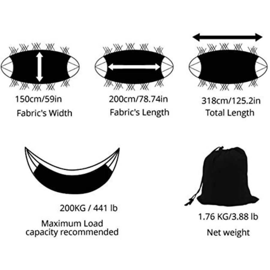 Hammock Double Hammocks for Ou - огляд і ціна Camping Hammock