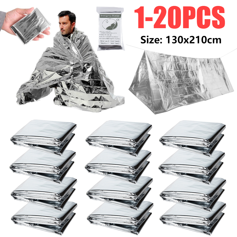 1-10PCS Emergency Thermal Blan - огляд і ціна Outdoor Camping Rug