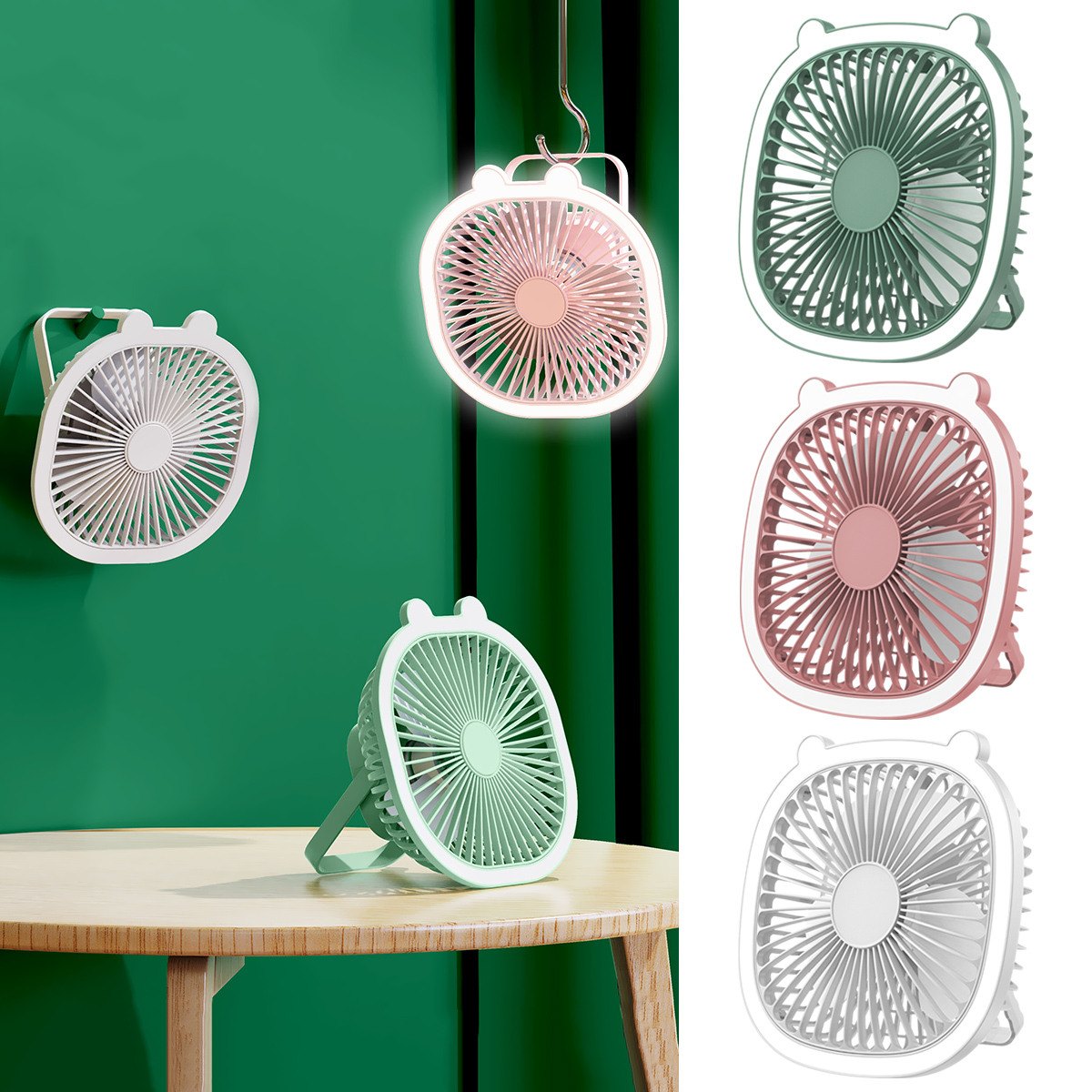 Camping Ceiling Fan Light Port - огляд і ціна Outdoor Camping Misting Fan