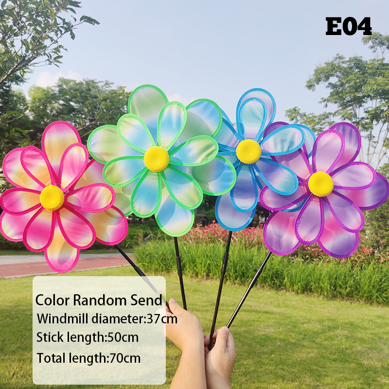 3pcs Sunflower Windmill Pinwhe - огляд і ціна Outdoor Camping Games