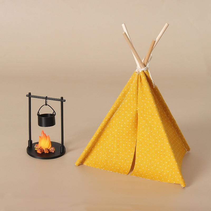 New 1:12 Scale Camping Tent Mo - огляд і ціна Outdoor Camping Games