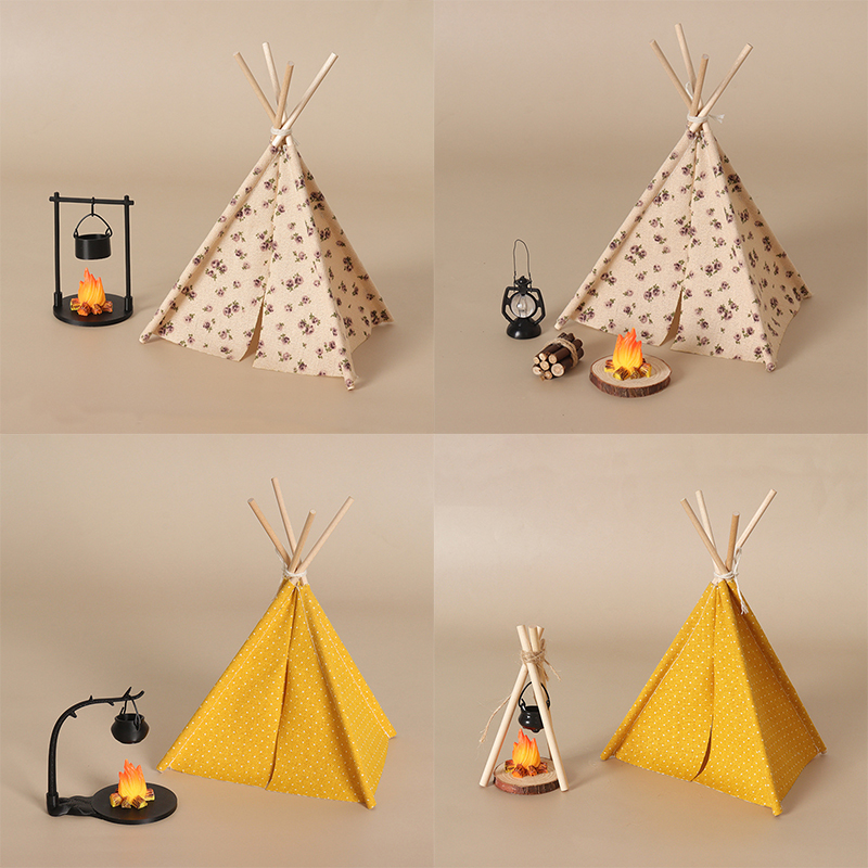 New 1:12 Scale Camping Tent Mo - огляд і ціна Outdoor Camping Games