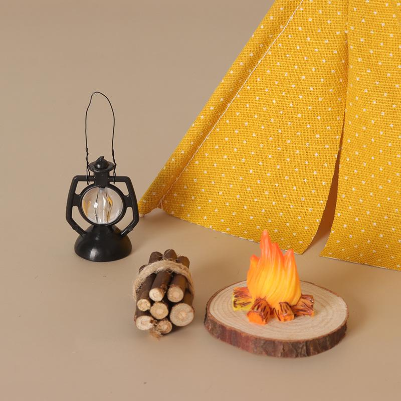 New 1:12 Scale Camping Tent Mo - огляд і ціна Outdoor Camping Games