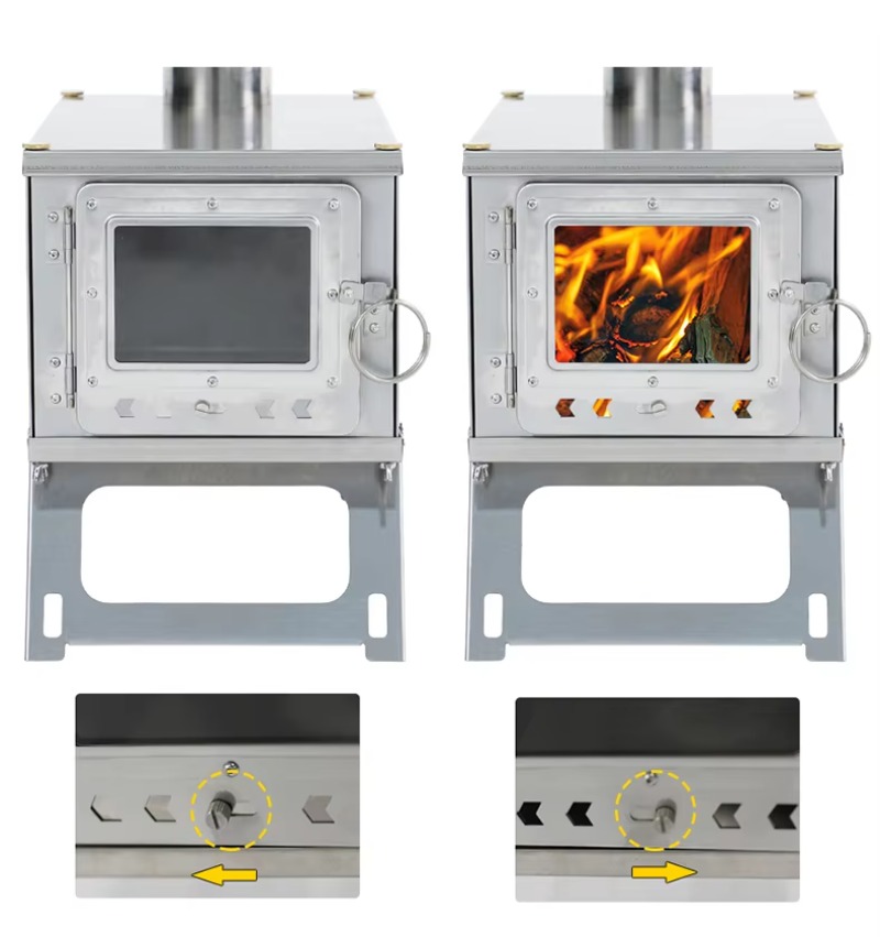 【Popular】DANCHEL S1 Foldable T - огляд і ціна Outdoor Camping Wood Burning Stove