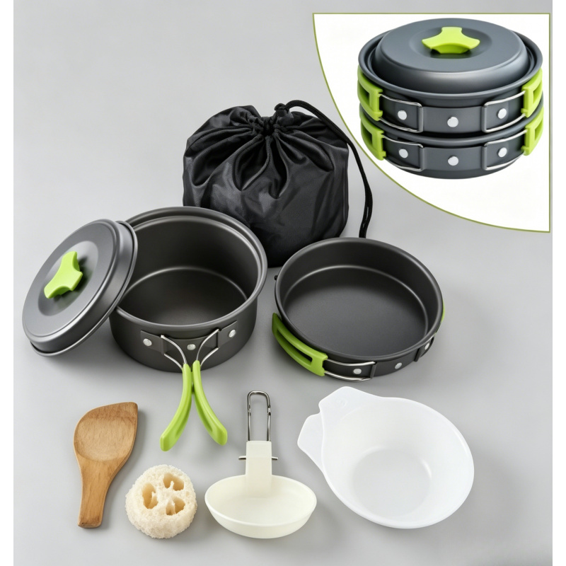 Portable Durable Camping Cookw - огляд і ціна Outdoor Camping Uk