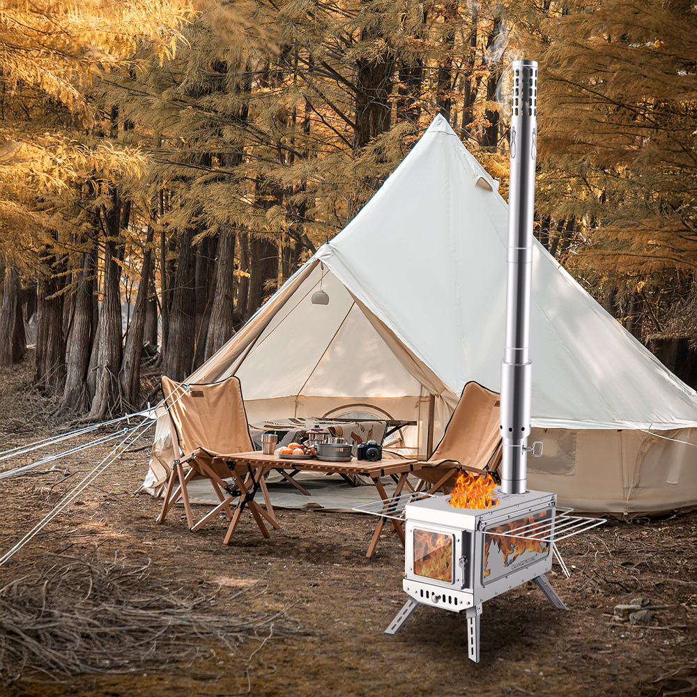CHANGE MOORE Portable Camping  - огляд і ціна Outdoor Camping Wood Burning Stove