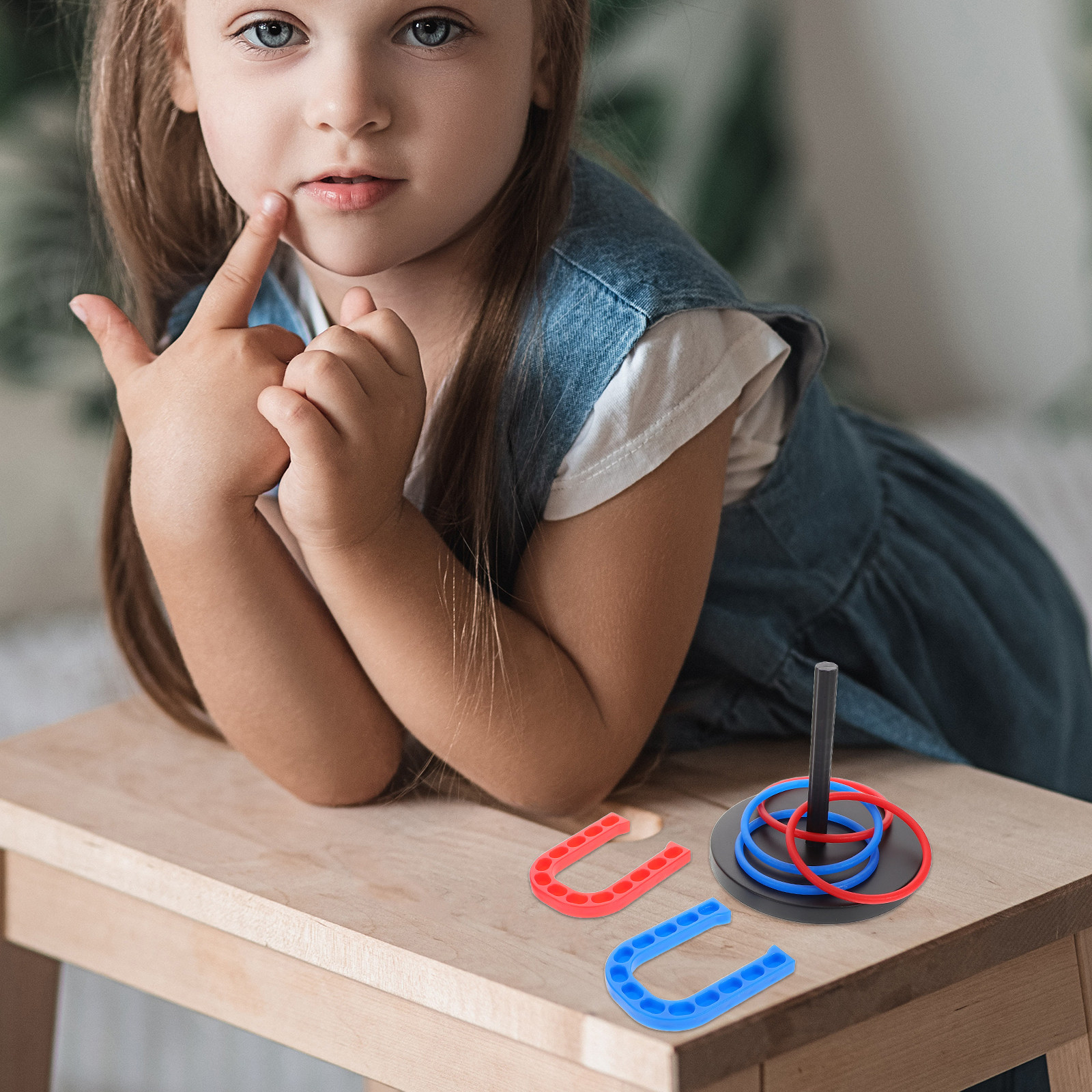 1Set Educational Horseshoe Gam - огляд і ціна Outdoor Camping Games