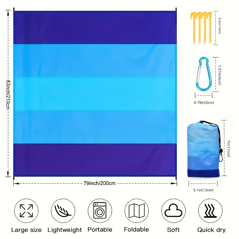 Large Sand Proof Beach Blanket - огляд і ціна Outdoor Camping Rug