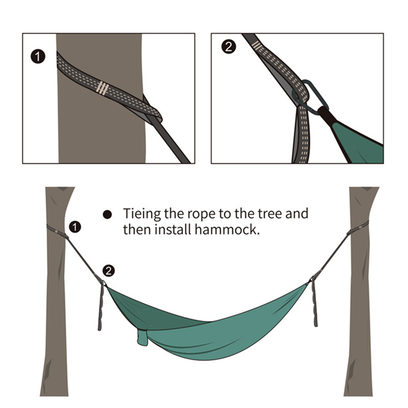 2pcs Hammock Straps High Load  - огляд і ціна Camping Hammock