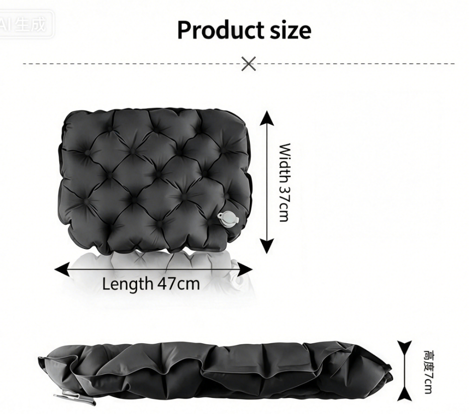 Portable Inflatable Seat Cushi - огляд і ціна Outdoor Camping Rug