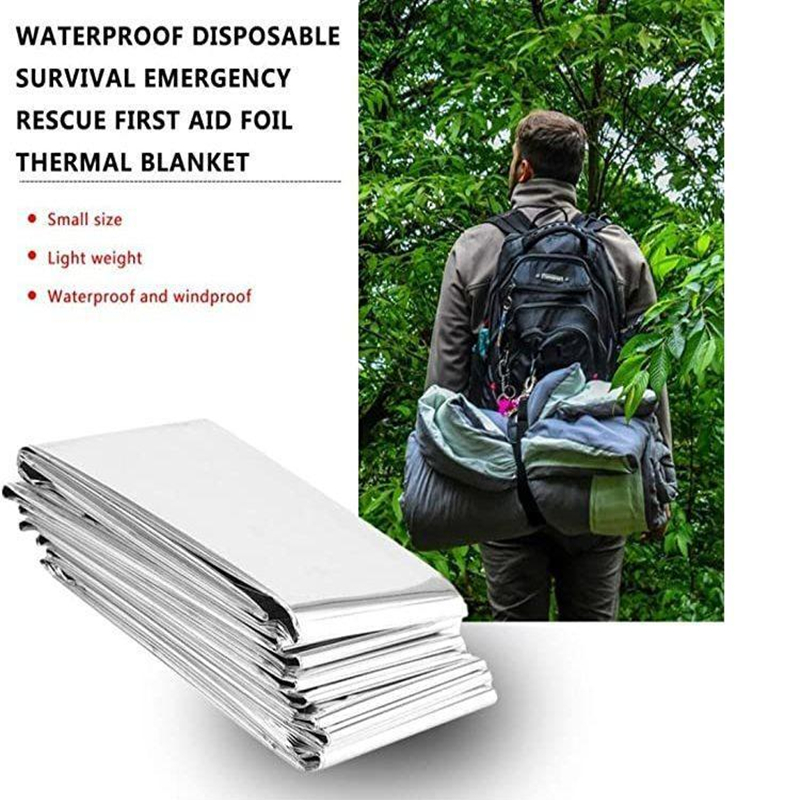 Emergent Blanket Mylar Thermal - огляд і ціна Outdoor Camping Heated Blanket