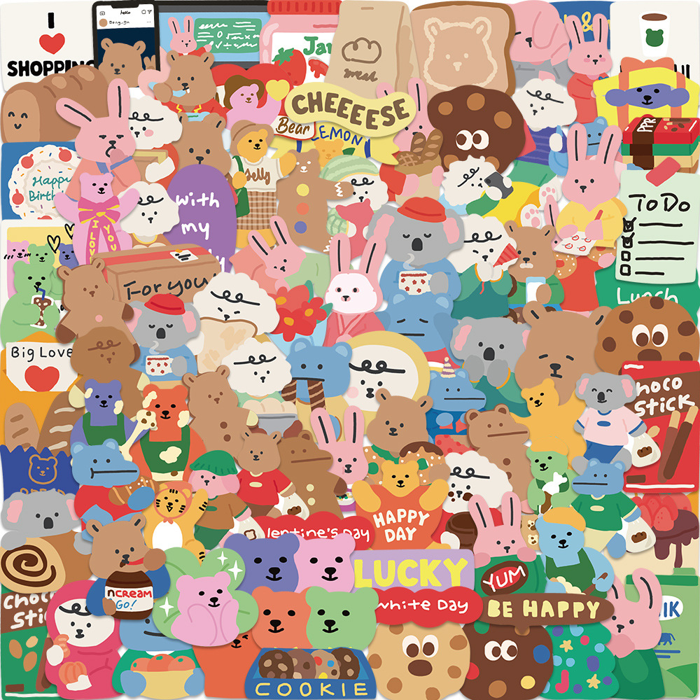 100Pcs Korean Dailylike Bear S - огляд і ціна Bear Canister
