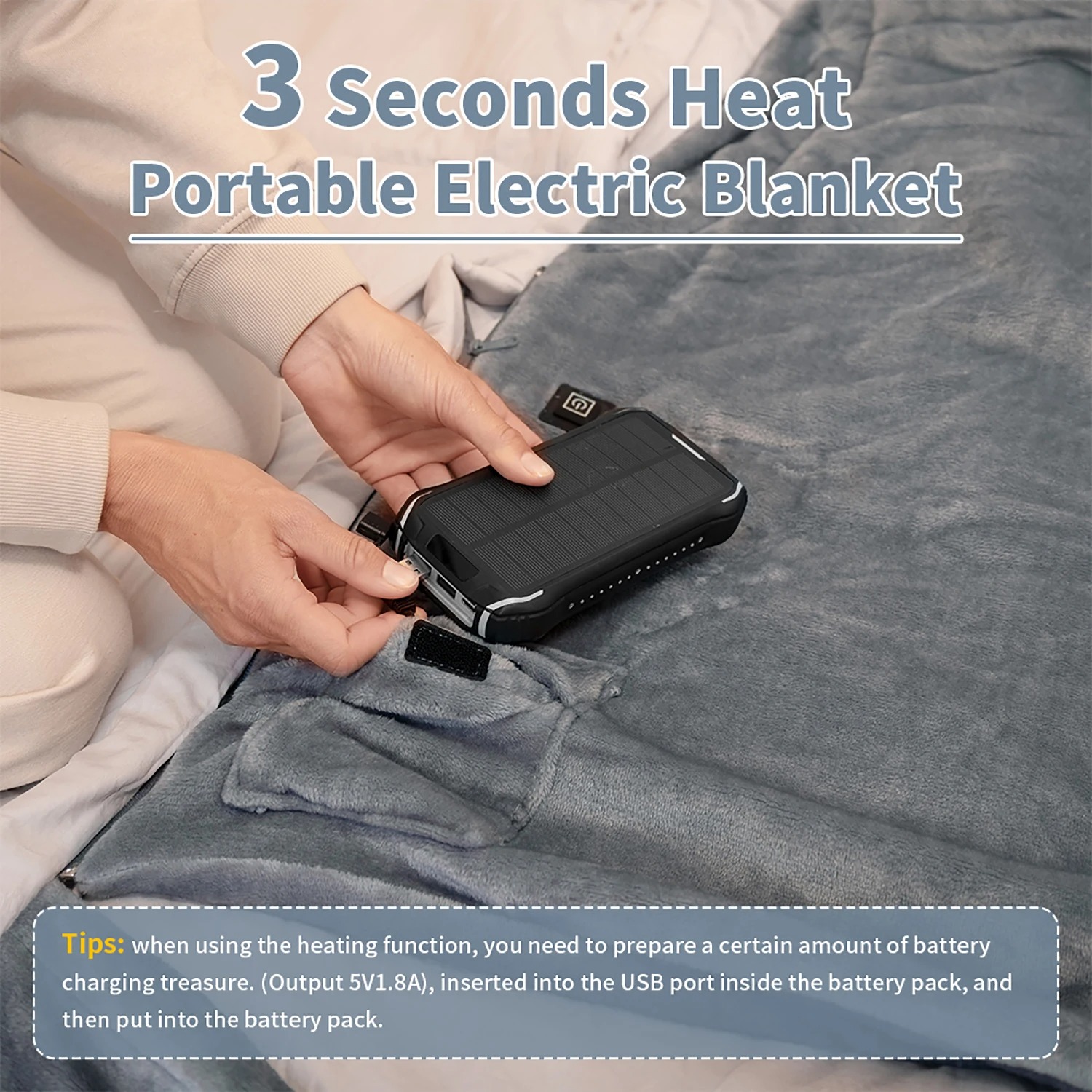 Naturehike Electric Heating Sl - огляд і ціна Outdoor Camping Heated Blanket