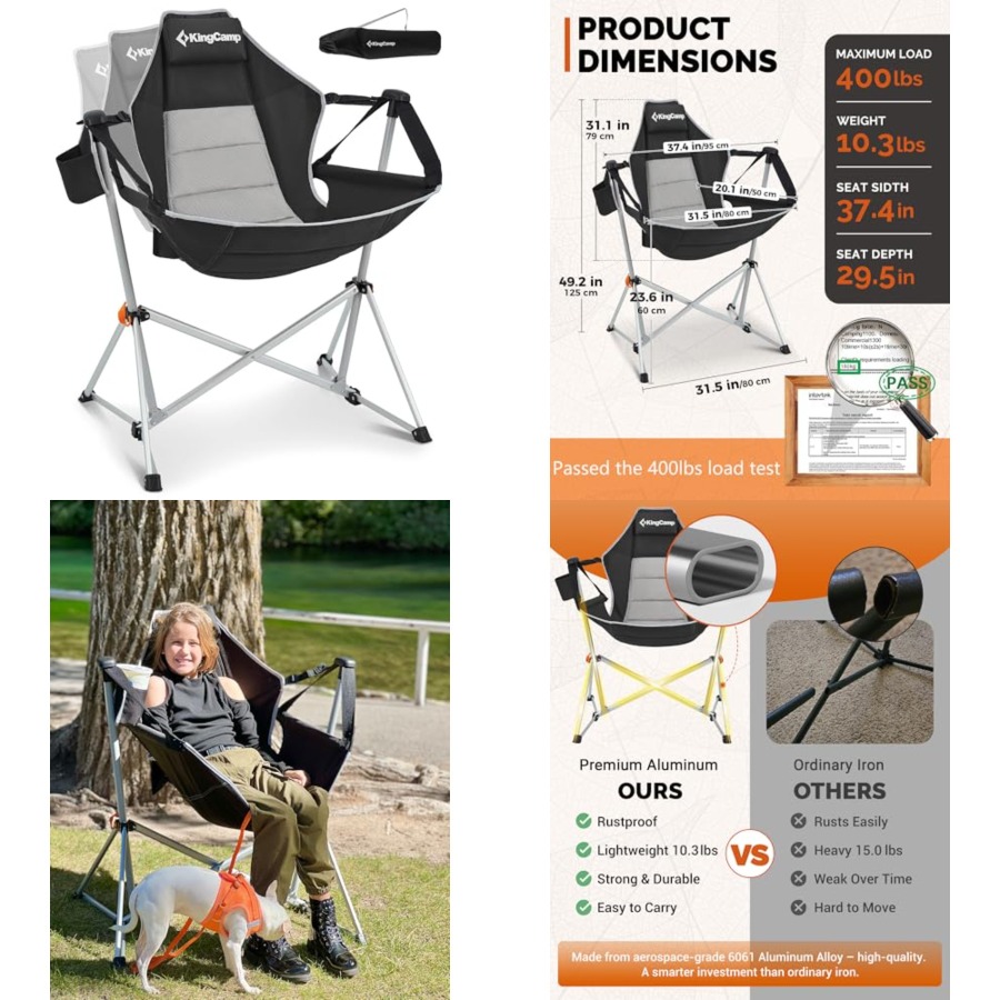Hammock Camping Chair, Swingin - огляд і ціна Camping Hammock