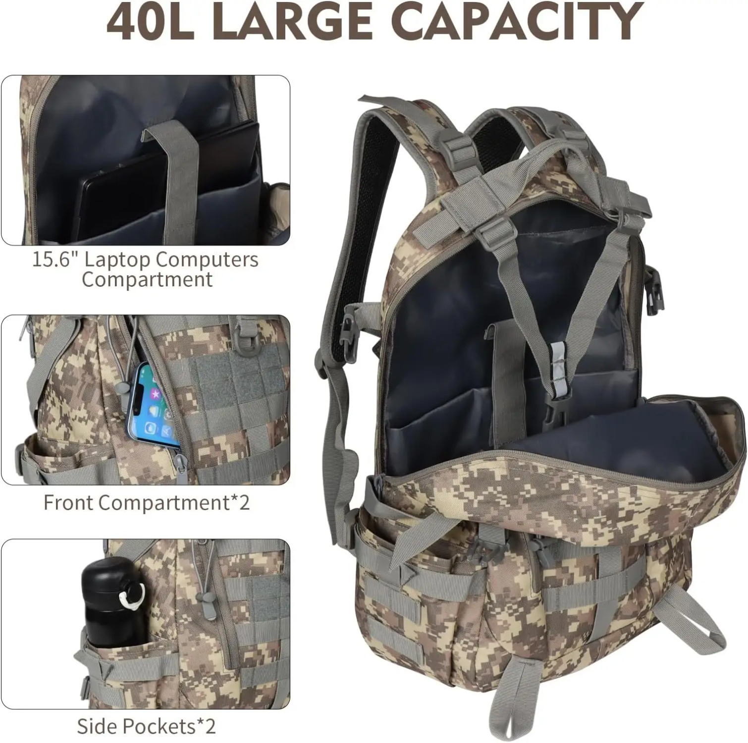 2026 Tactical Reflective Backp - огляд і ціна Outdoor Camping Games