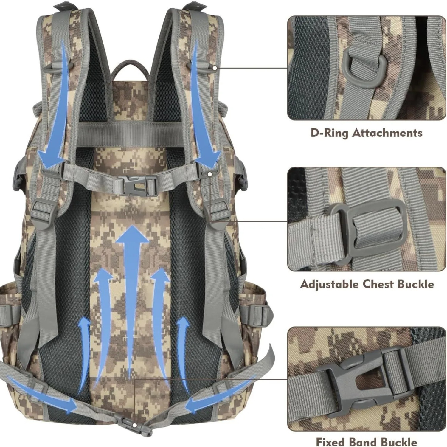 2026 Tactical Reflective Backp - огляд і ціна Outdoor Camping Games