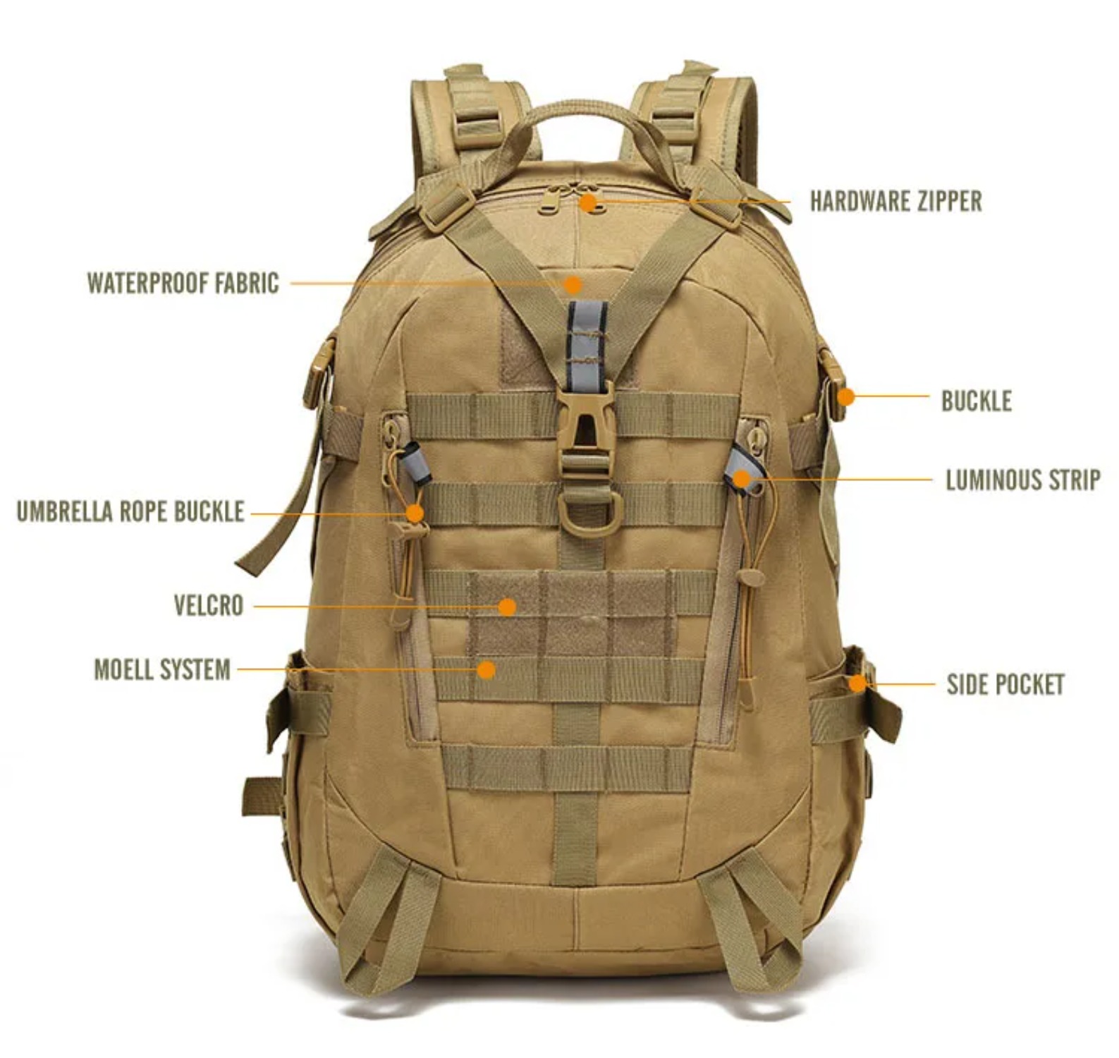 2026 Tactical Reflective Backp - огляд і ціна Outdoor Camping Games