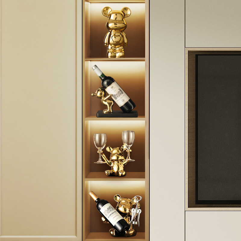 Creative Bear Wine Rack With B - огляд і ціна Bear Canister