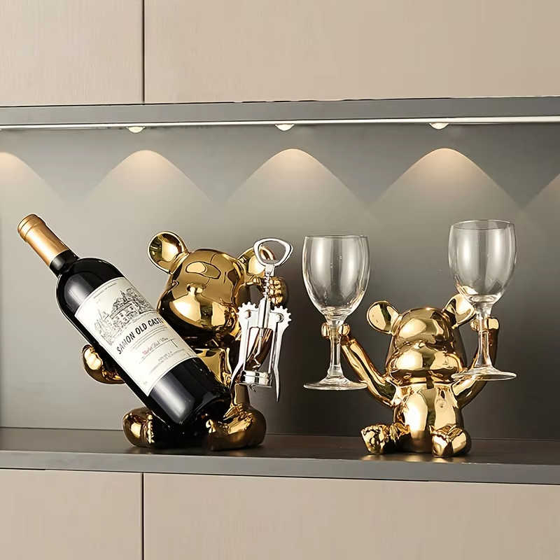 Creative Bear Wine Rack With B - огляд і ціна Bear Canister