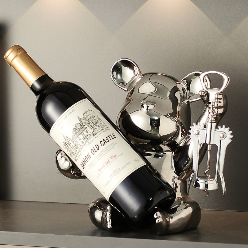 Creative Bear Wine Rack With B - огляд і ціна Bear Canister